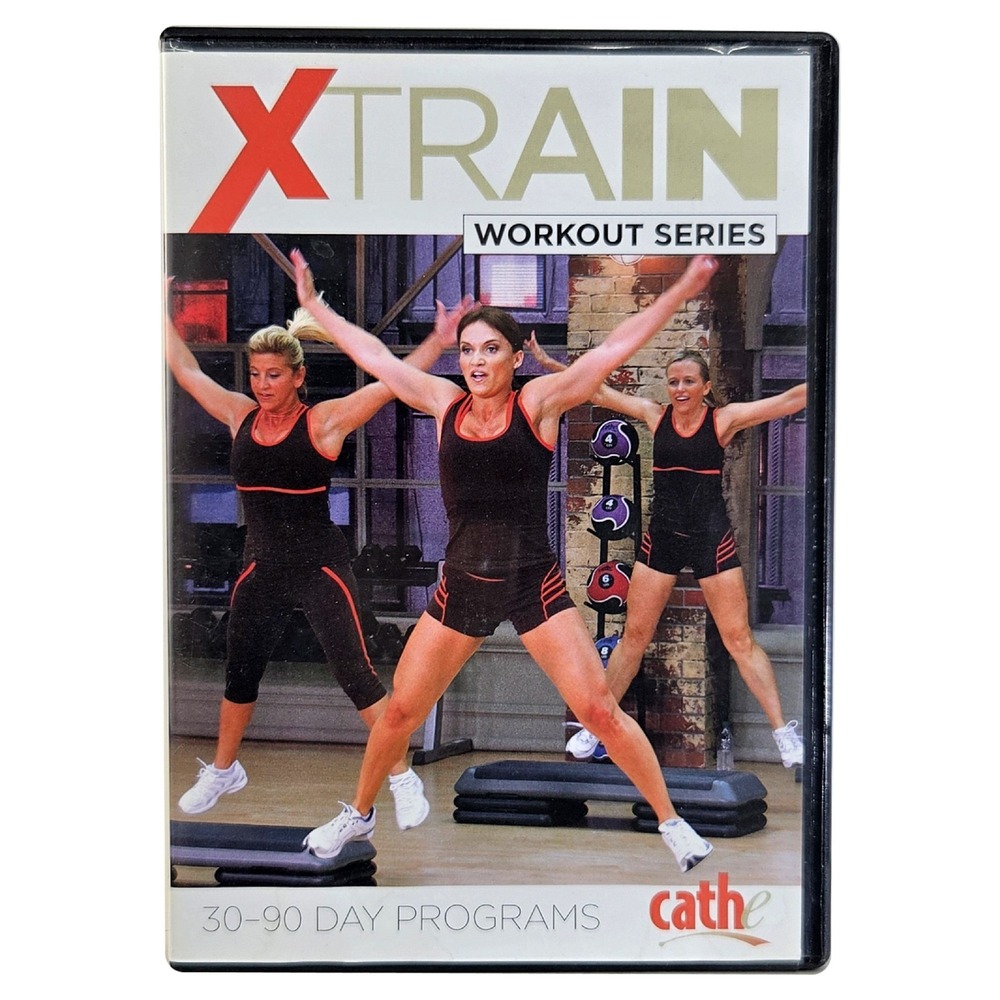 Cathe Friedrich XTrain Workout Series 9-Disc DVD Set 807337009368 EUC
